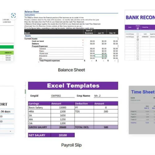 Template Excel Laporan Keuangan
