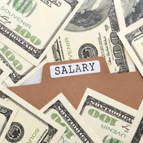 current salary adalah