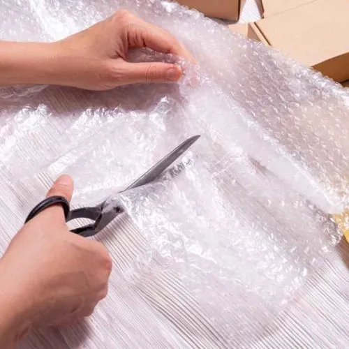 posisi bubble wrap yang benar