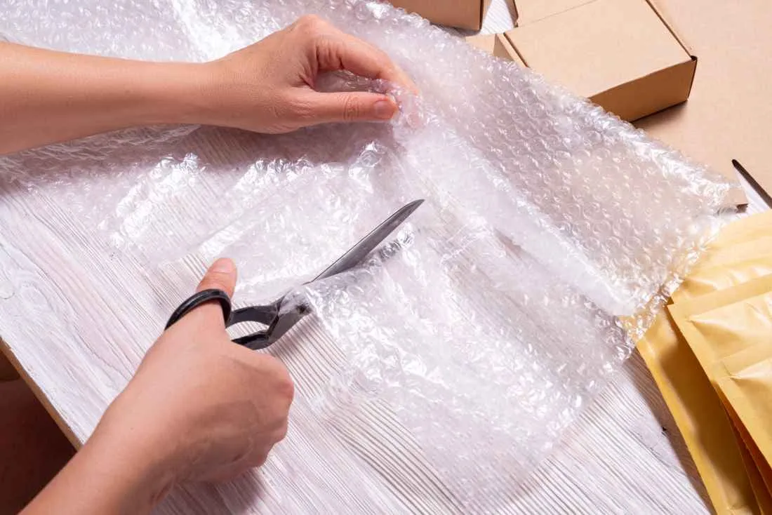 posisi bubble wrap yang benar