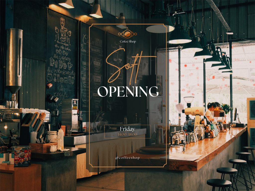 soft opening artinya