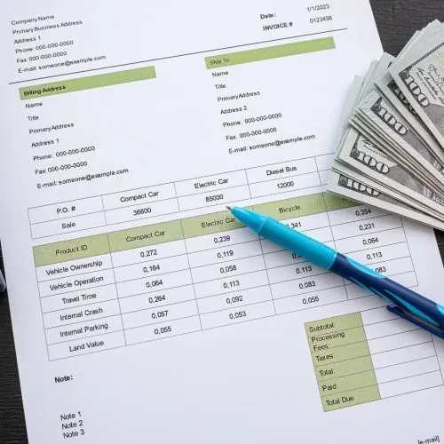 cara membuat invoice